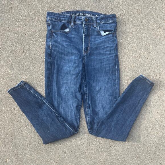AEO Super Hi Rise Jegging 6 Long Next Level Stretch - Picture 1 of 7